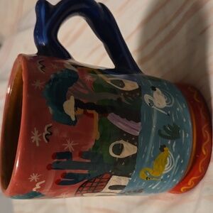 Hand-Painted Southwest scene Ceramic Mug